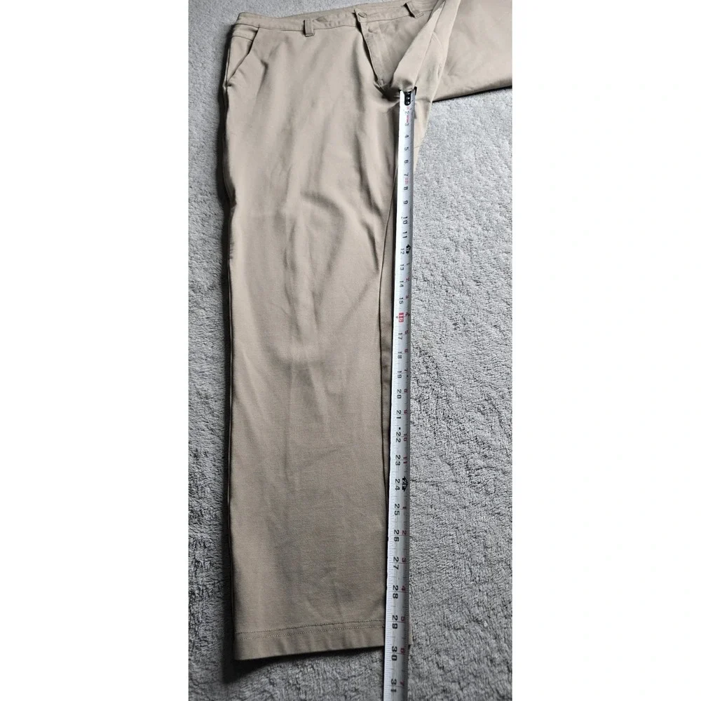 BYLT Everyday Pant 2.0 Mens 40 Tan  Khaki Slim Fit Performance Chino Trousers